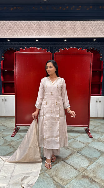 Off-White Kurta Set