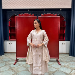 Off-White Kurta Set