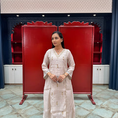 Off-White Kurta Set