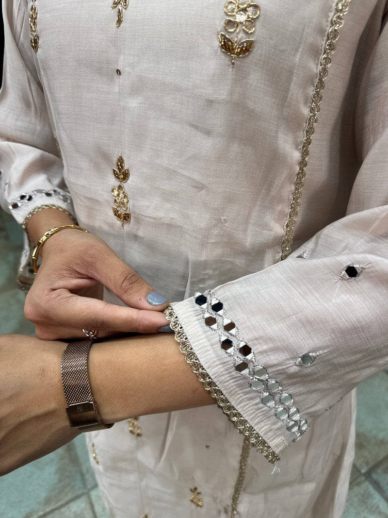 Off-White Kurta Set