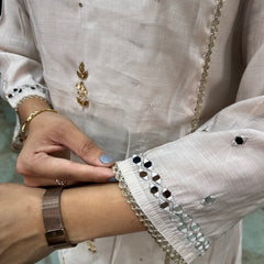 Off-White Kurta Set