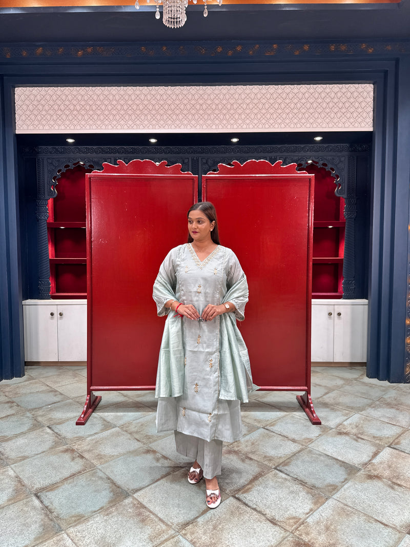 Powder Blue Kurta Set