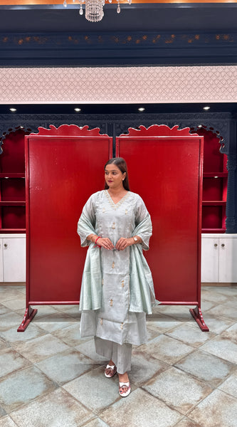 Powder Blue Kurta Set