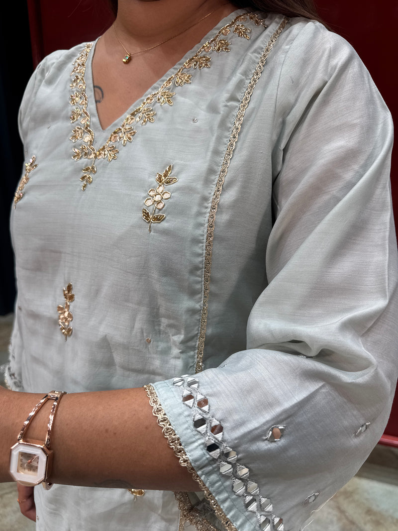 Powder Blue Kurta Set