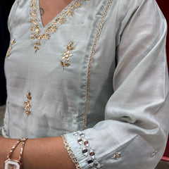 Powder Blue Kurta Set