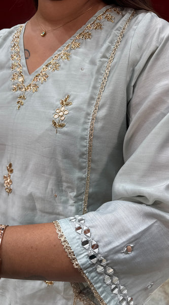 Powder Blue Kurta Set