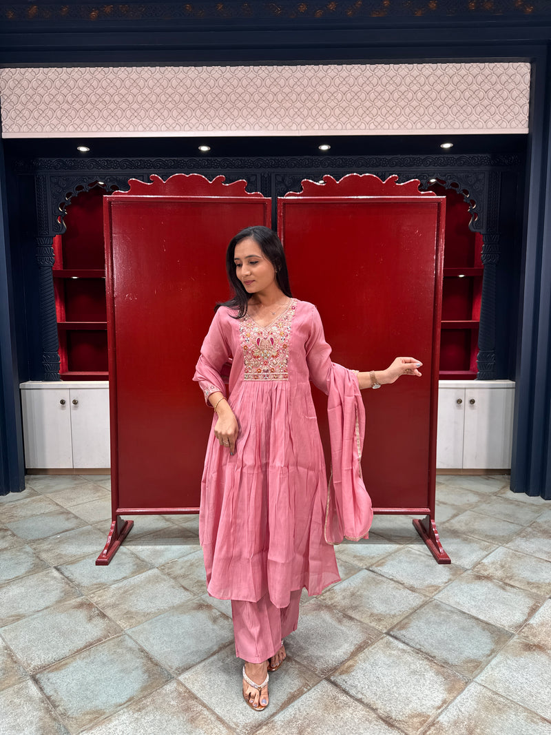 Muted Pink Kurta Set