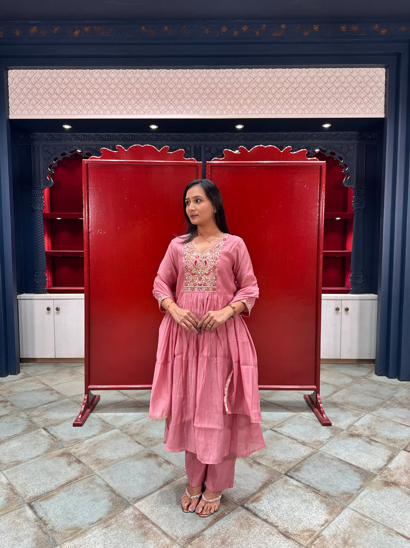 Muted Pink Kurta Set