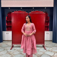 Muted Pink Kurta Set