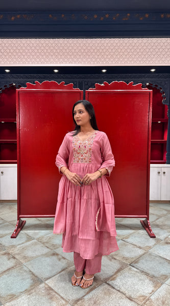 Muted Pink Kurta Set