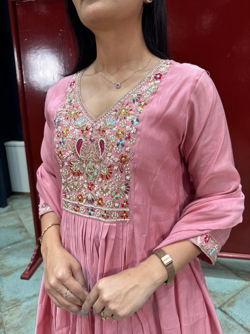Muted Pink Kurta Set