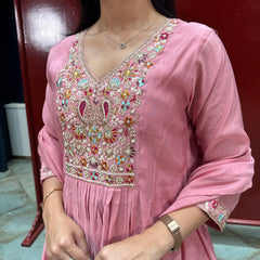 Muted Pink Kurta Set