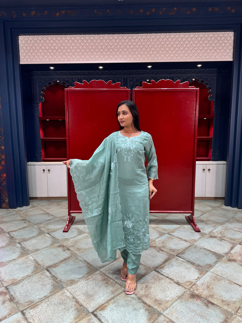 Sea Green Kurta Set