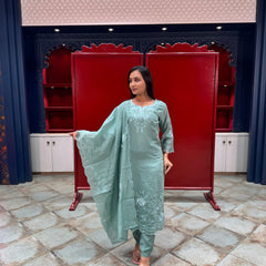 Sea Green Kurta Set
