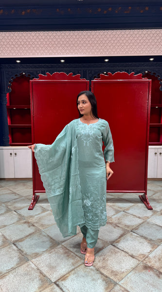 Sea Green Kurta Set