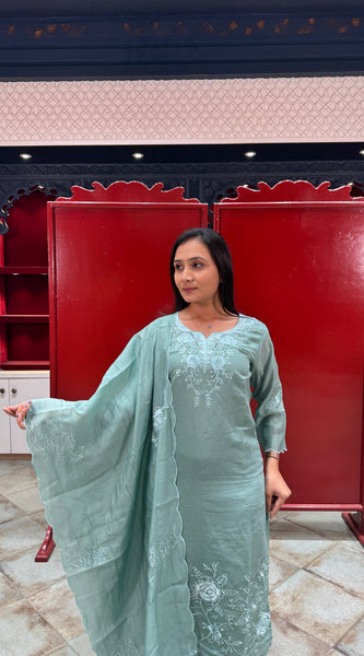 Sea Green Kurta Set