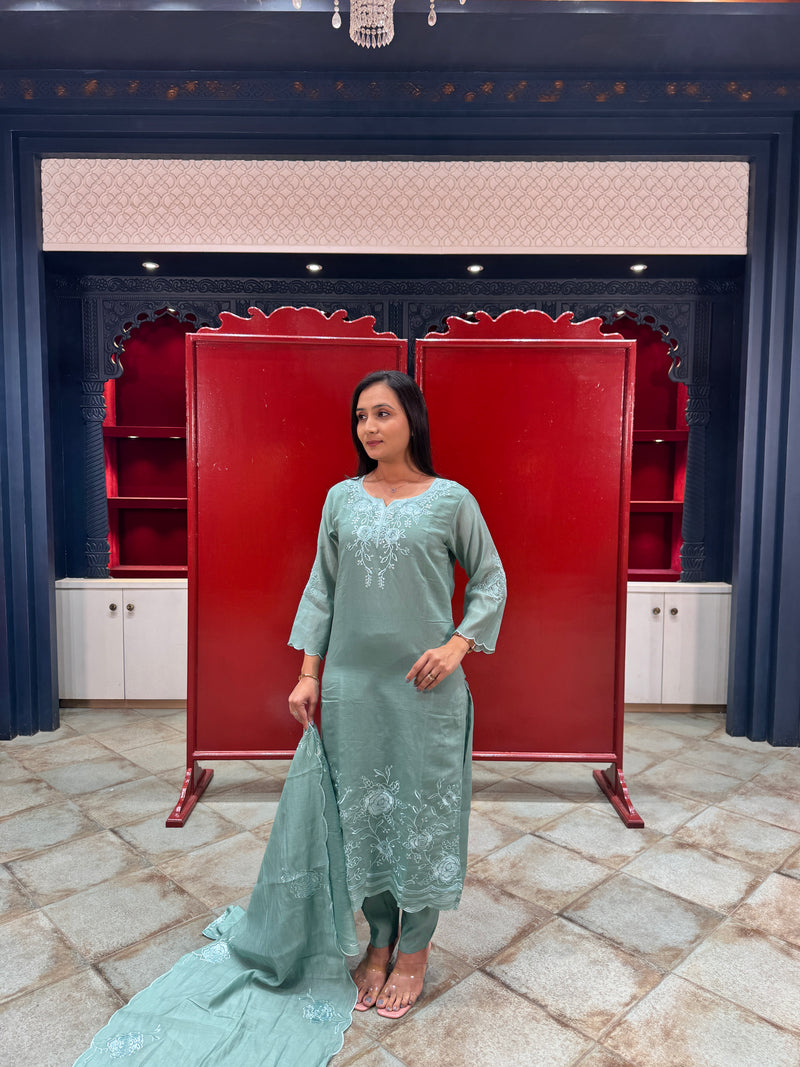 Sea Green Kurta Set
