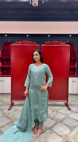 Sea Green Kurta Set