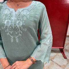 Sea Green Kurta Set