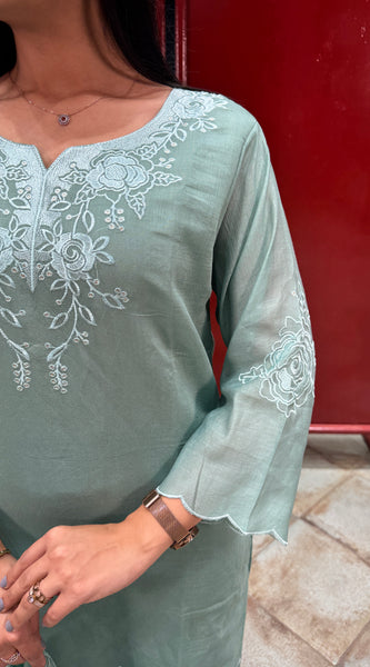 Sea Green Kurta Set