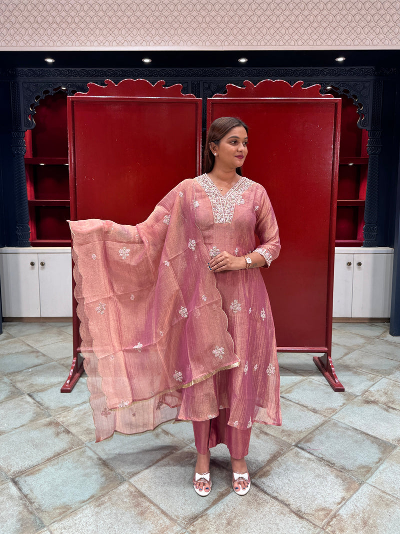 Rose Pink Kurta Set