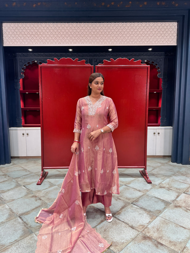 Rose Pink Kurta Set
