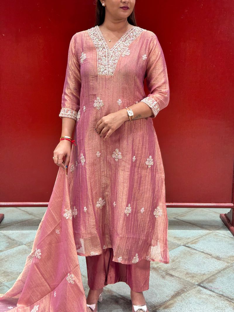 Rose Pink Kurta Set