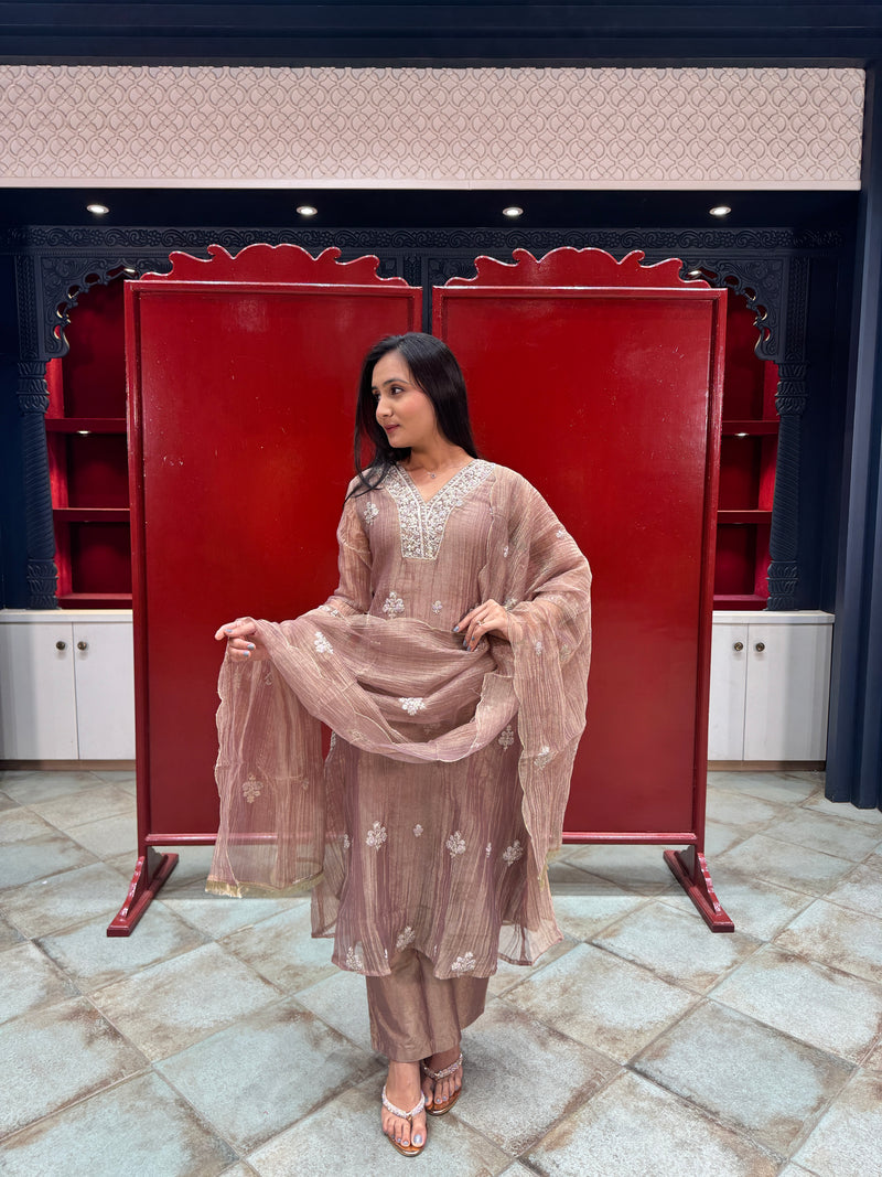 Dusty Rose Kurta Set
