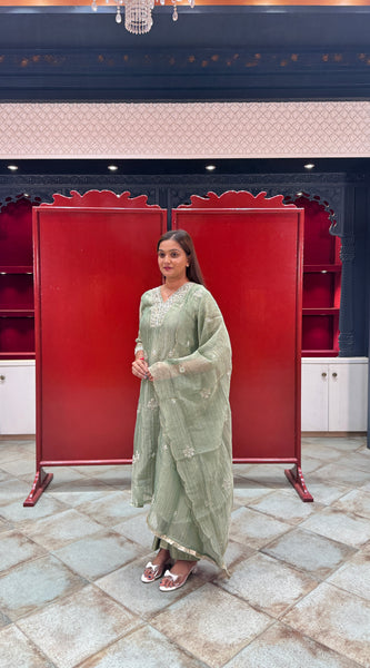 Sage Green Kurta Set