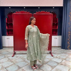 Sage Green Kurta Set