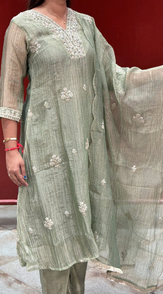 Sage Green Kurta Set