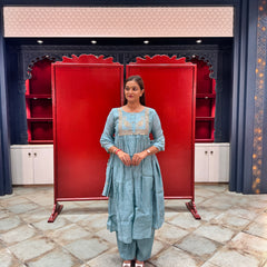 Powder Blue Kurta Set