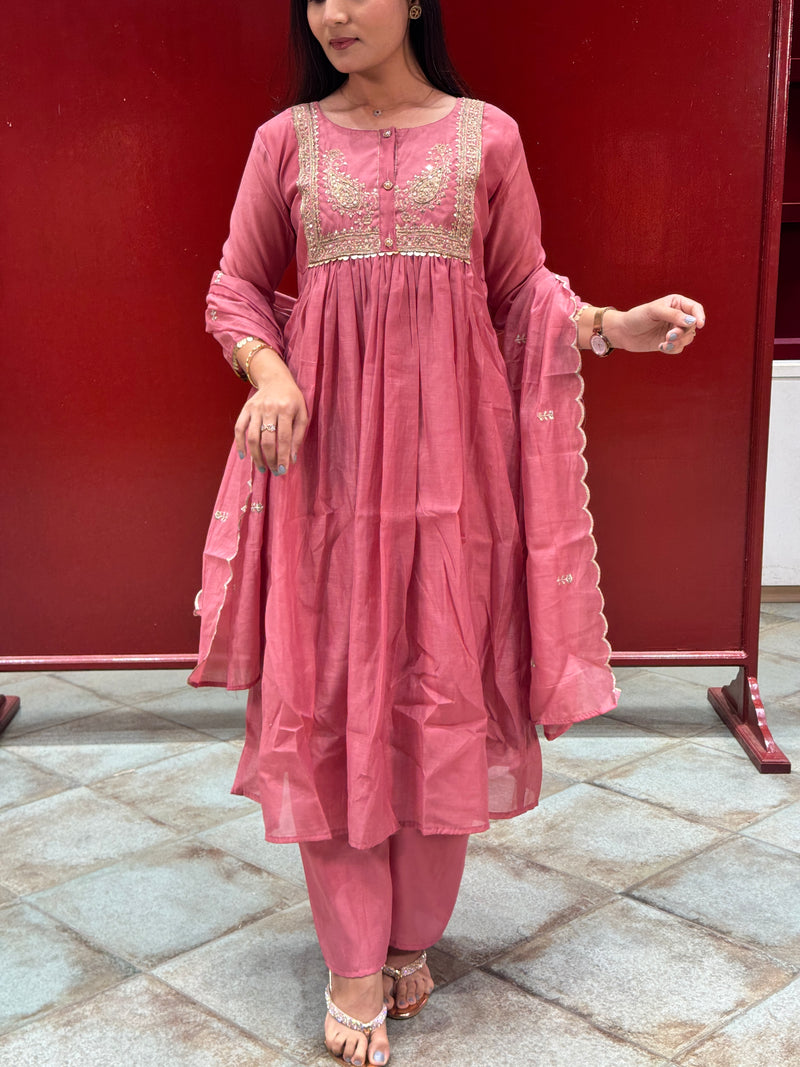 Rose Mauve Kurta Set