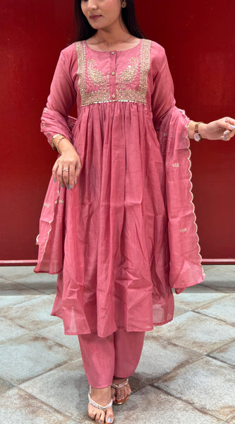 Rose Mauve Kurta Set