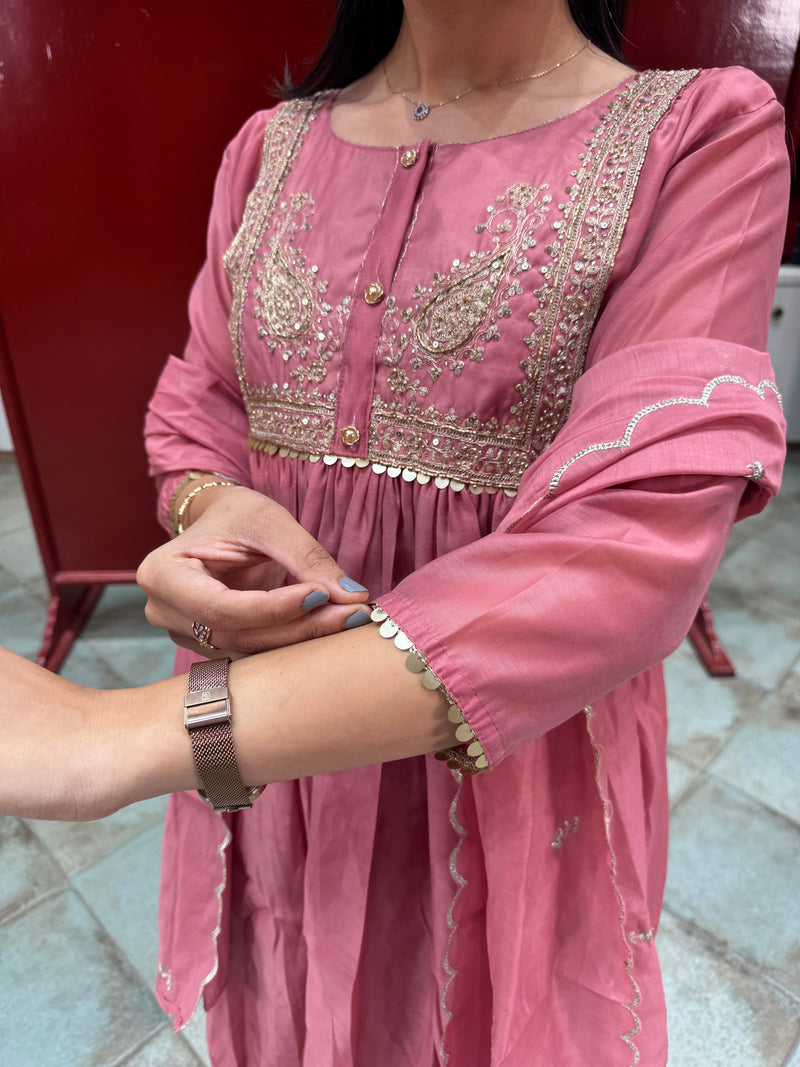 Rose Mauve Kurta Set