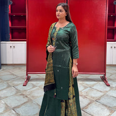 Emerald Green Sharara Set