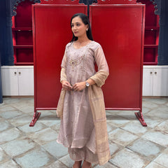 Metallic Mushroom Kurta Set