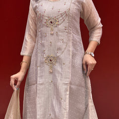Metallic Mushroom Kurta Set