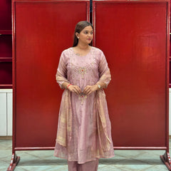 Lilac Mauve Kurta Set