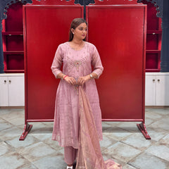 Lilac Mauve Kurta Set