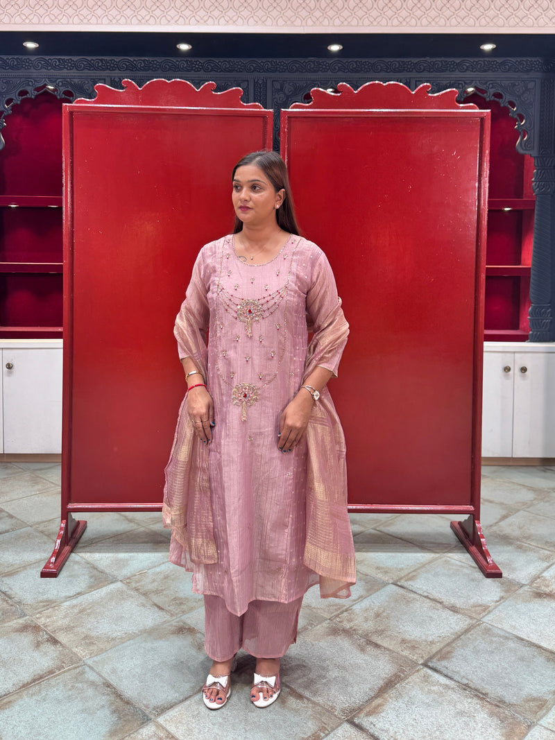 Lilac Mauve Kurta Set