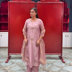 Lilac Mauve Kurta Set