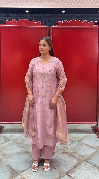Lilac Mauve Kurta Set