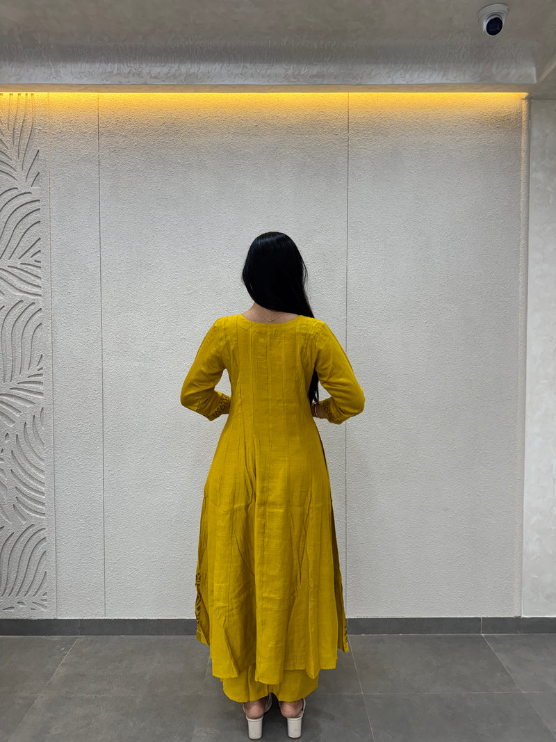 Mustard Yellow Kurta Set