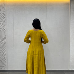 Mustard Yellow Kurta Set