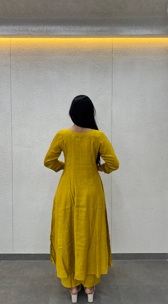 Mustard Yellow Kurta Set