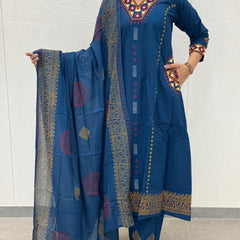 Teal Blue Kurta Set