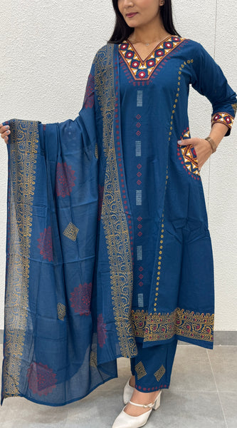 Teal Blue Kurta Set