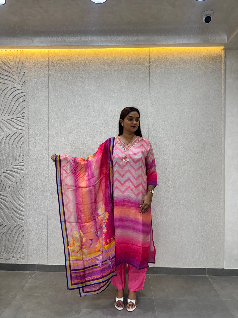 Multi-Color Kurta Set