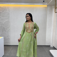 Pistachio Green Kurta Set